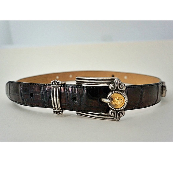 Brighton Museum Collection belt – decorated with golden colored coins